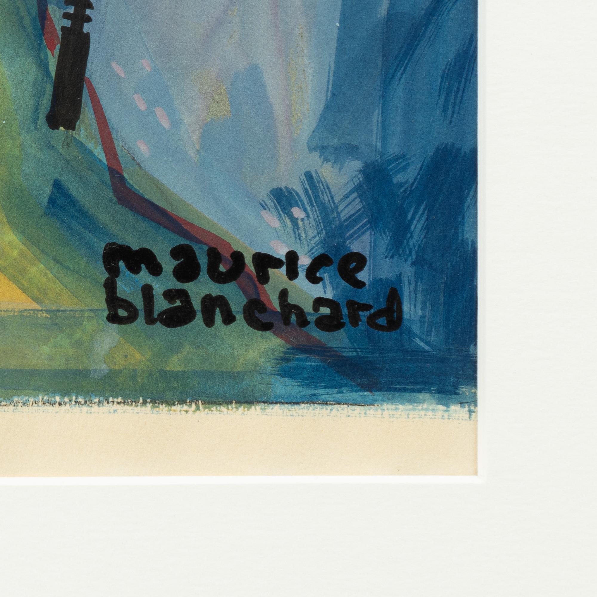 Maurice Blanchard, "Montmartre Rue de l'Avrevoir".