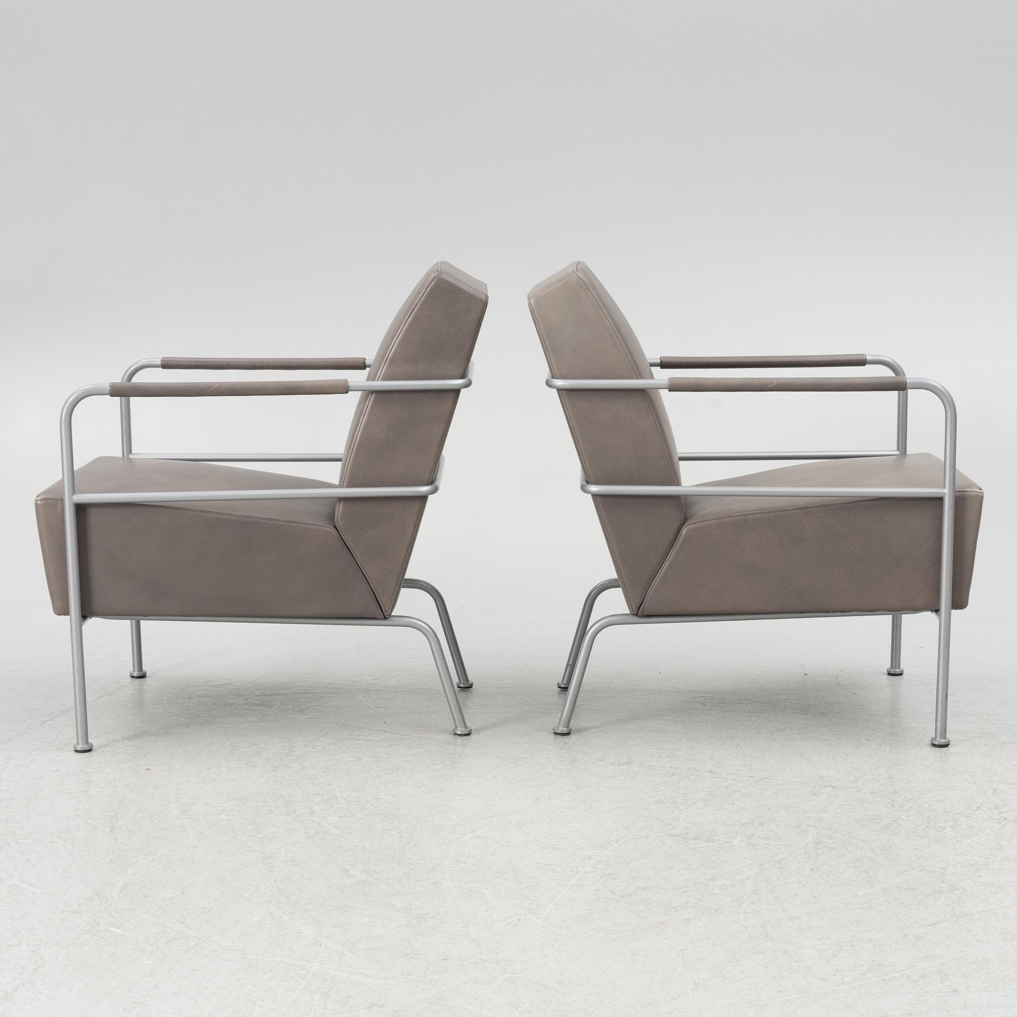 Gunilla Allard, a pair of 'Cinema' armchairs, Lammhults.