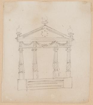 A set of four 18th/19th cent drawings.