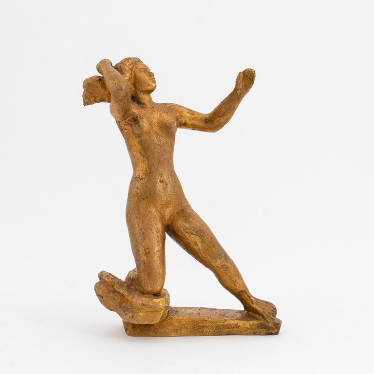 Axel Wallenberg, sculpture, bronze, signed.