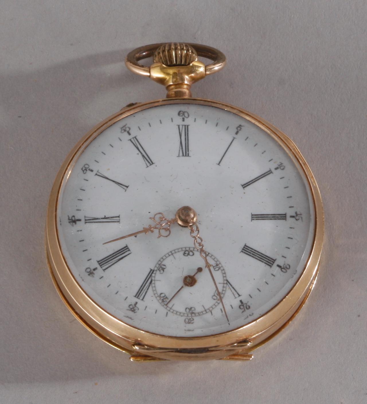 DAMFICKUR 14k guld med HUS.