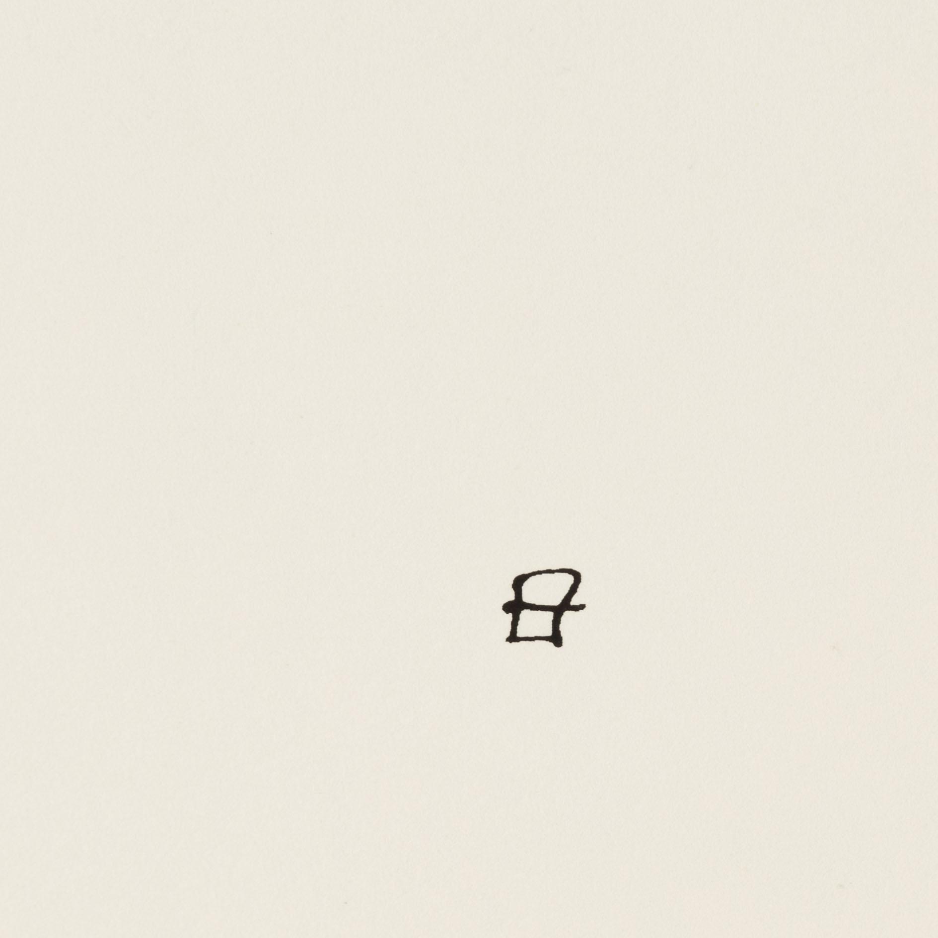 Eduardo Chillida, seigrafi, 1982, signerad i trycket.