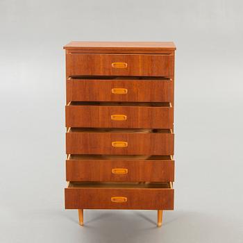 Byrå, teak, 1960-tal.