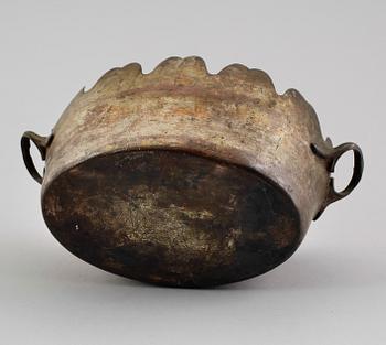 GLASSKÖLJARE, argent haché, 1700-/1800-tal.