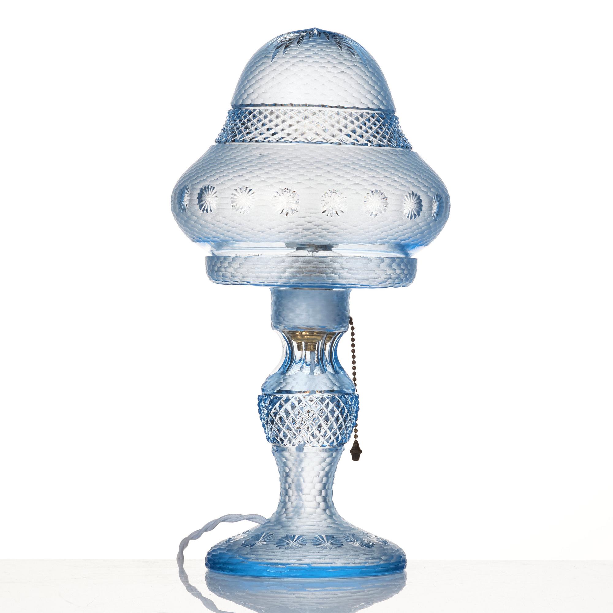 Orrefors, möjligen, bordslampa, 1920-30-tal.