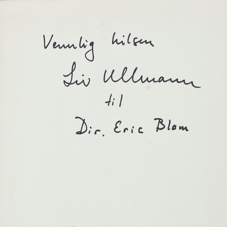 INGMAR BERGMAN, samling från Bergmanauktionen 2009, bl a 12 originalfotografier från Backanterna.
