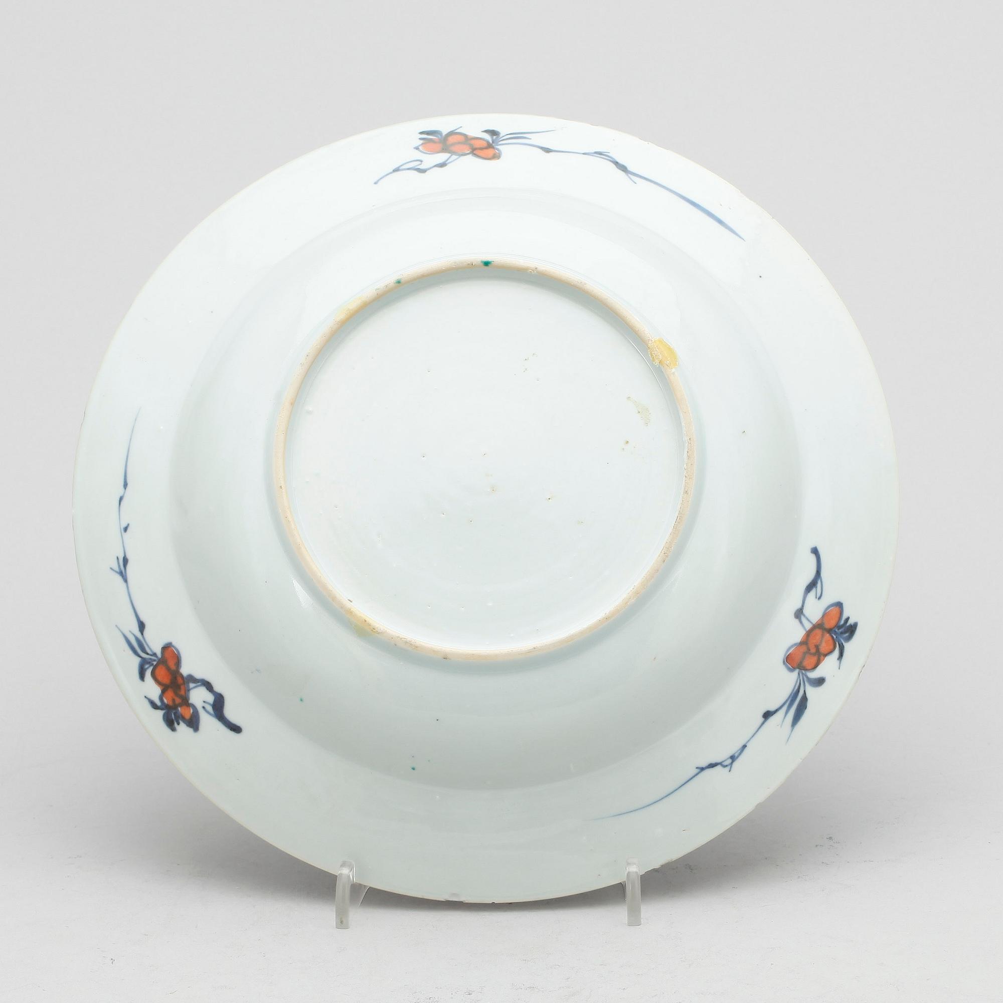 TALLRIK, porslin, Kina, 1700-talets början.