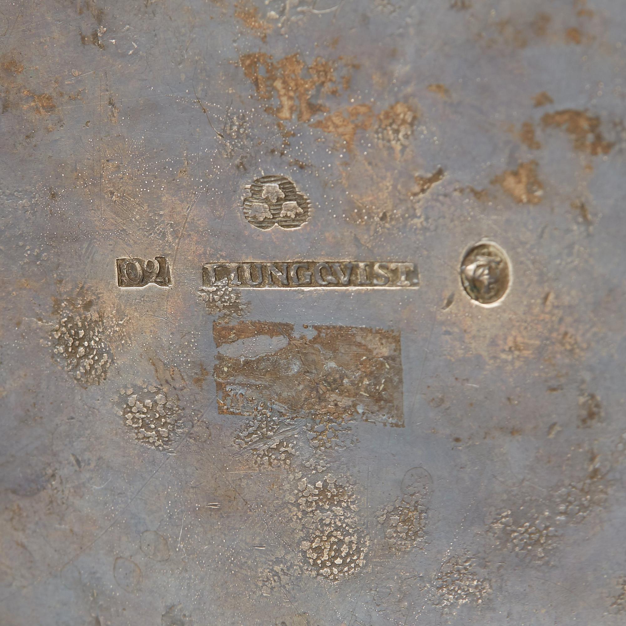 A Swedish Gustavian silver tea-pot, mark of Magnus Ljungqvist, Kristianstad 1796.