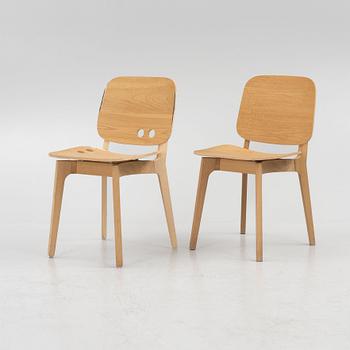 Claesson Koivisto Rune, chairs, 2 pcs, "Röhsska", Swedese, prototypes.