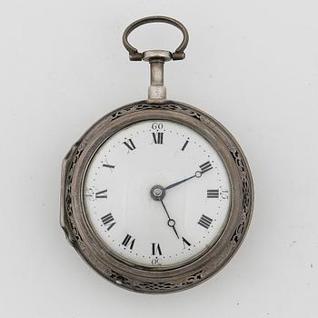 HERRFICKUR, silver, Cornelis Vyterweer, Rotterdam, 1700-tal. Vikt tot ca 149 gram.