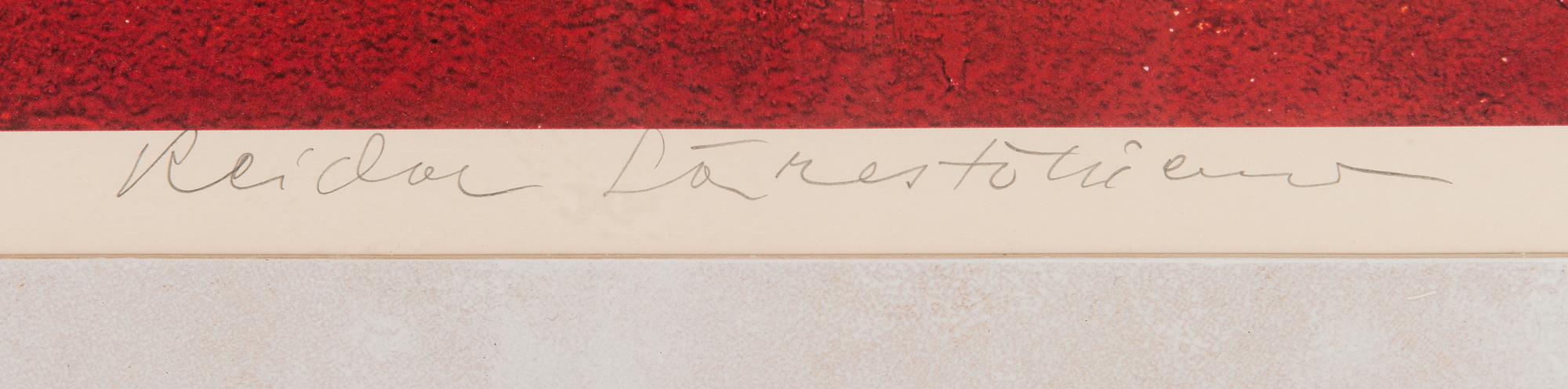 Reidar Särestöniemi, offset print, signed and dated -76, numbered 213/300.