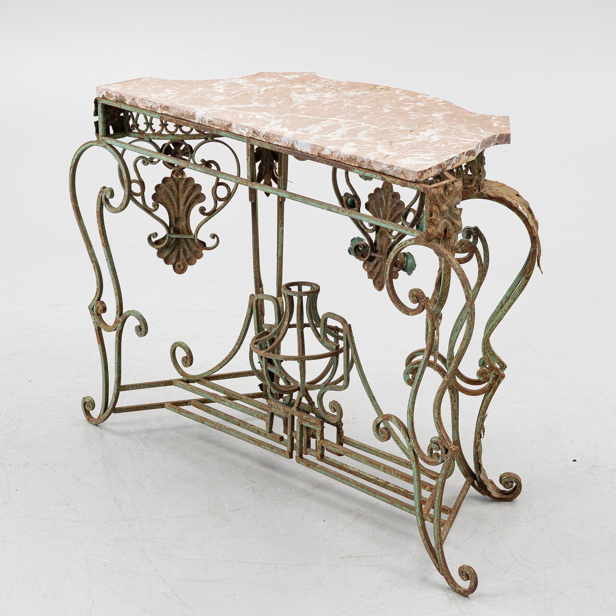 Console table, probably Italy, second half of the 20th century.