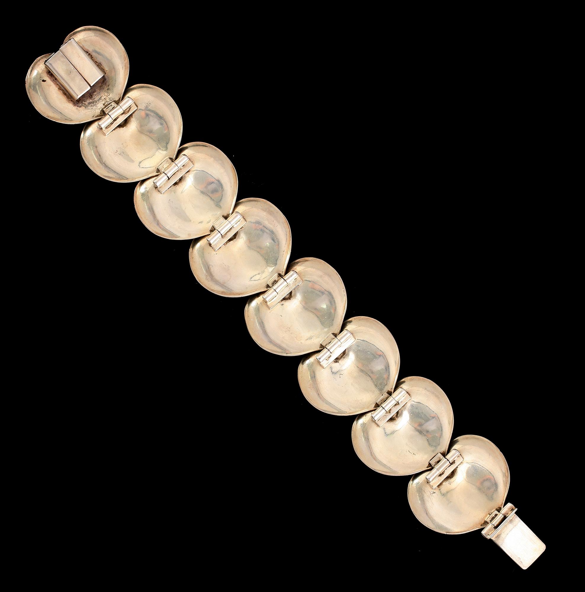 ARMBAND, sterlingsilver, BL, Danmark.