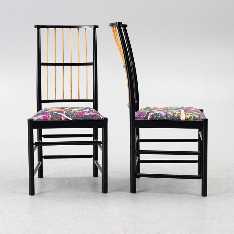 Josef Frank, chairs 6 pcs, model 2025, Svenskt Tenn Company.