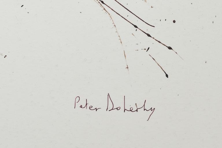 PETER DOHERTY,  litografi. Signerad och numrerad 2/5 "AP", samt bok "Peter Doherty The Books of Albino", signerad.