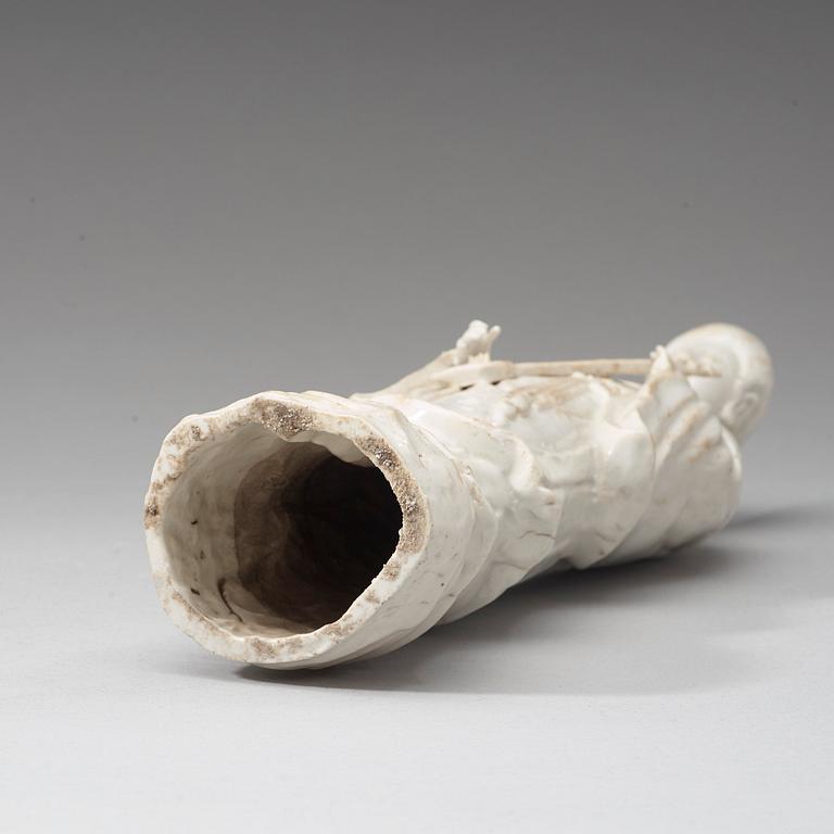 FIGURIN, blanc de chine. Qingdynastin, Kangxi ca 1690.
