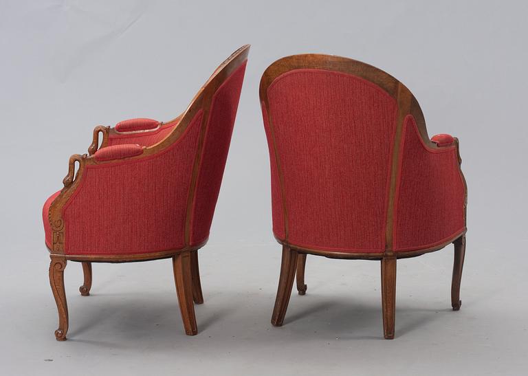 A pair of 19th cent bergere.