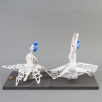 Two ballerinas made by JoAnn Tan Studio for NK 2016.