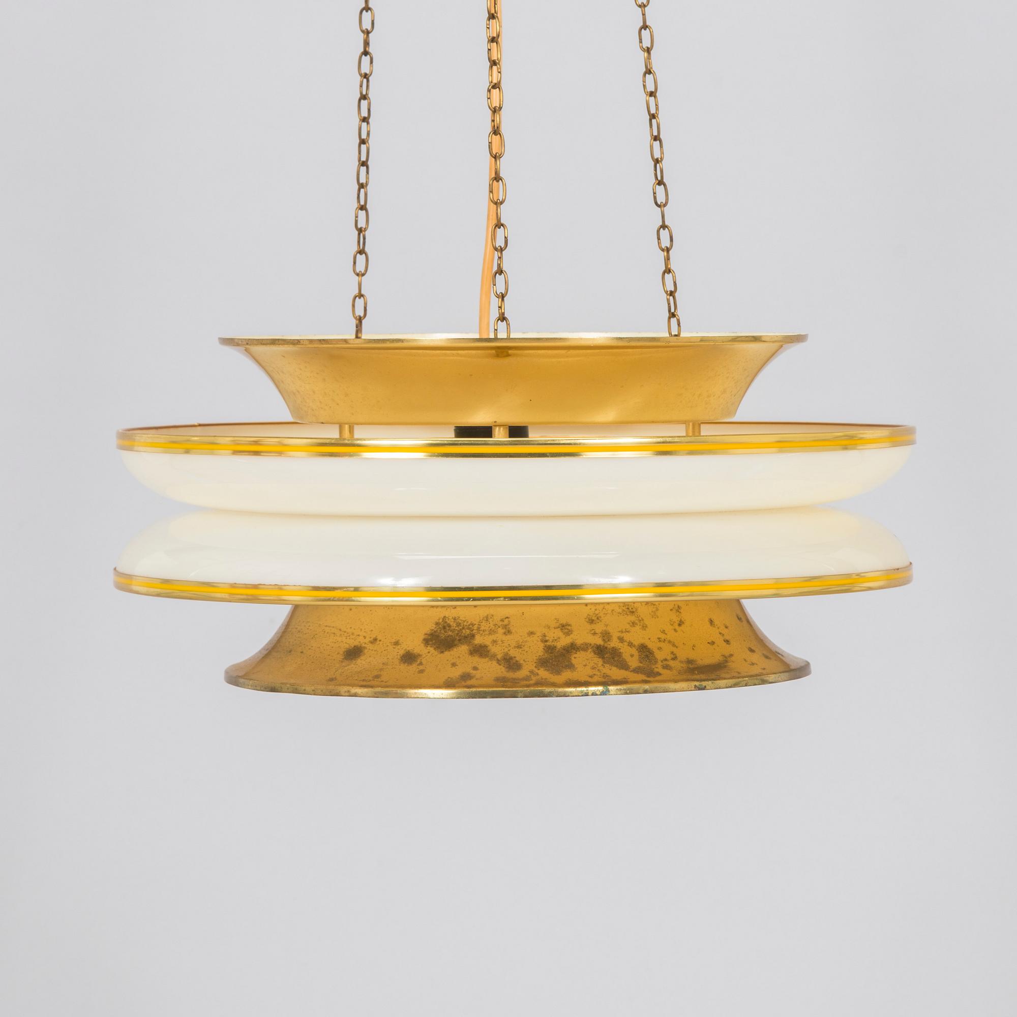 Kai Finnmark, a 1970's pendant light for Lynx.