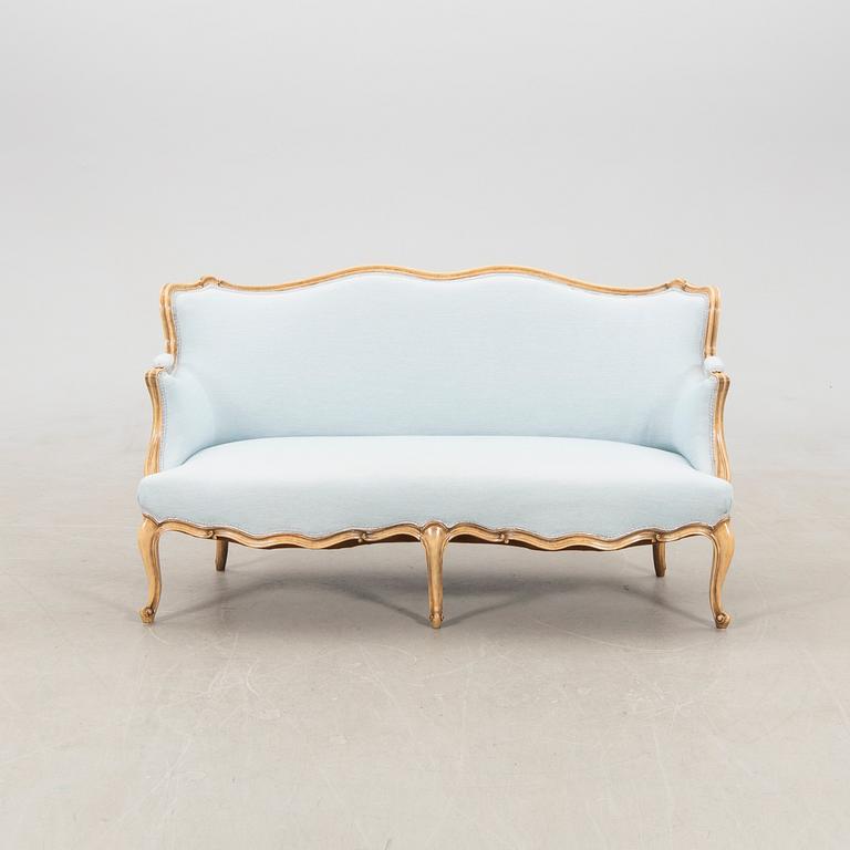 Rococo-style sofa, early to mid-20th century.