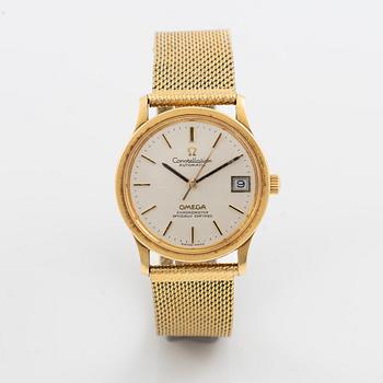 Omega, Constellation, wristwatch, 33.5 mm.