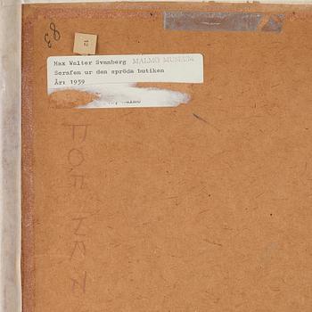 MAX WALTER SVANBERG, gouache, signed and dated -59.
