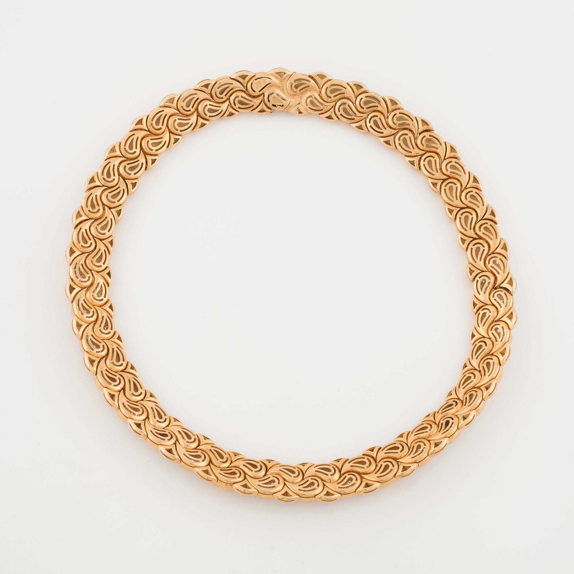 CHOPARD, "Casmir", collier med briljantslipade diamanter.