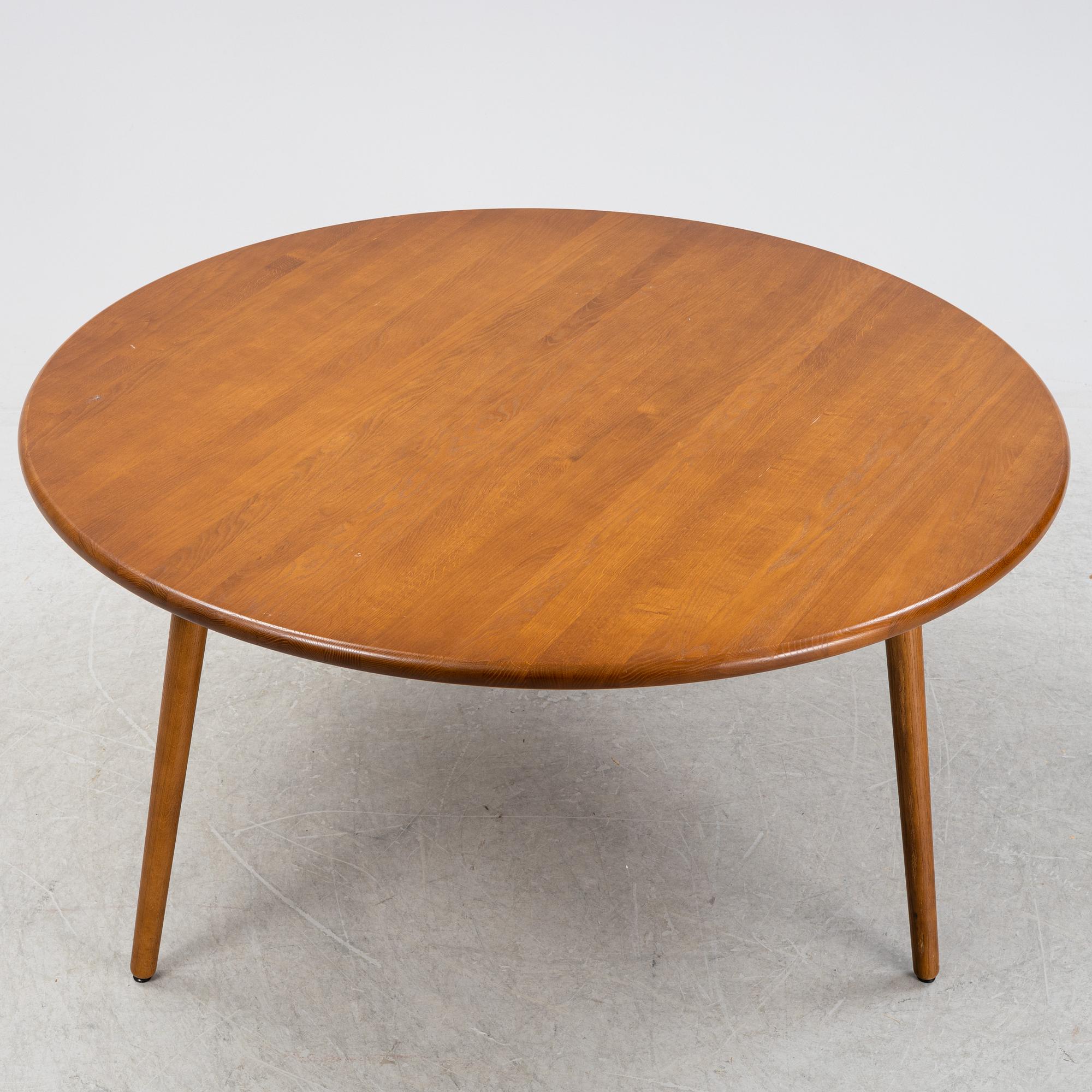 Jonas Lindvall, a stained oak dining table for Stolab.