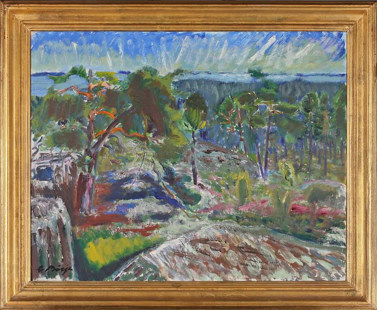 GIDEON BÖRJE, olja på duk, signerad.