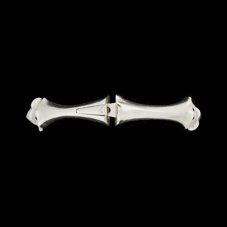 ARMLÄNK, sterlingsilver, Björn Weckström, Lapponia, Finland, 1990. Vikt 25g.