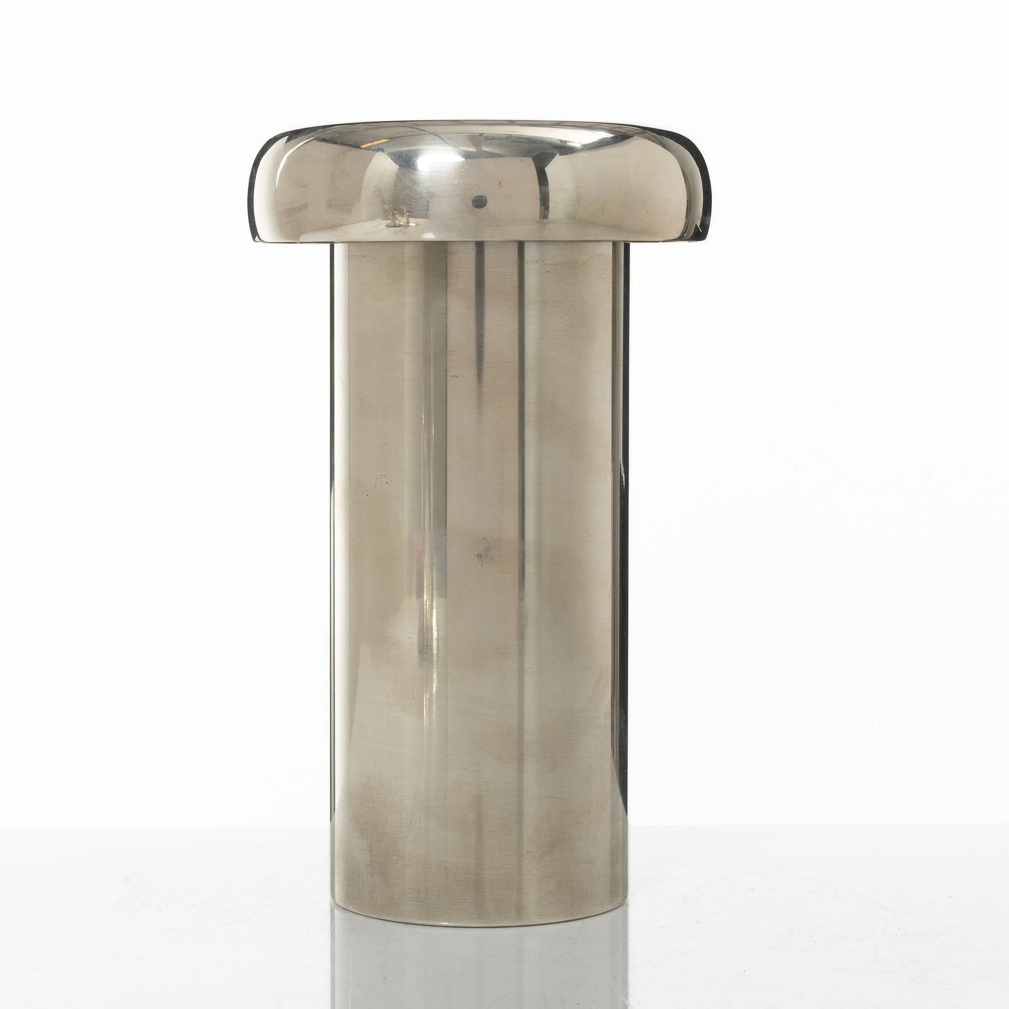 Tapio Wirkkala, a sterling silver 'Growth' vase, Kultakeskus Oy, Hämeenlinna 1990.