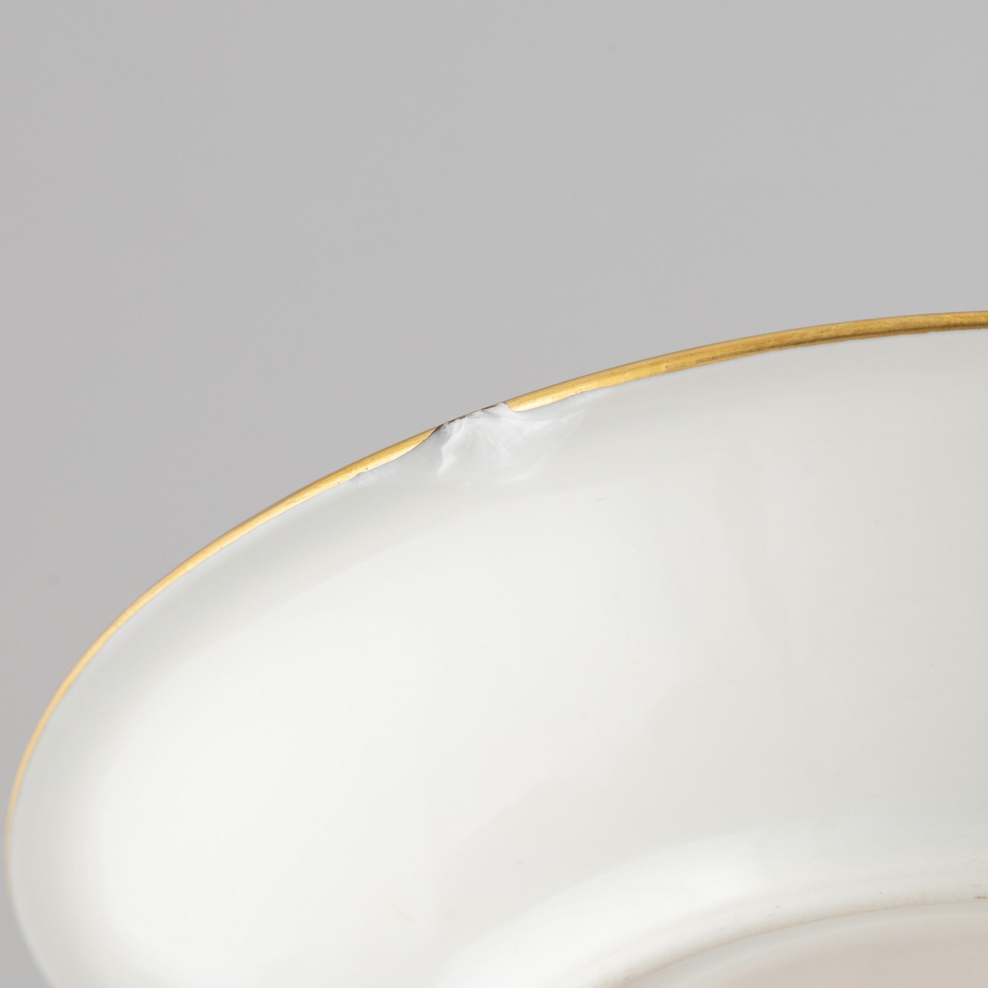 Bing & Grøndahl och Royal Copenhagen, te- och kaffeservis, 14 delar, Danmark.