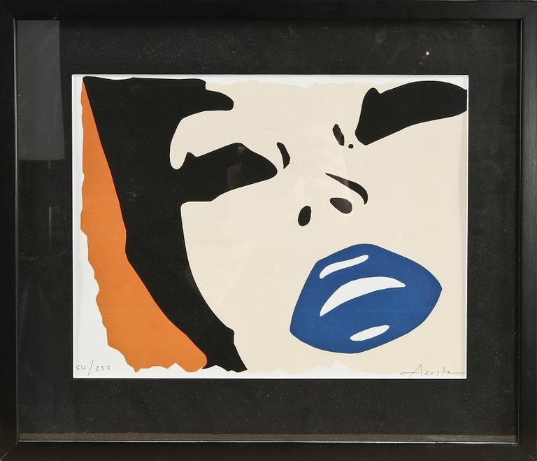 JOHNNY ACOSTA, färglitografier, 4 st, sign o numr 54/350.