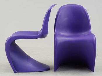 STOLAR, ett par, "Panton chair", Verner Panton för Vitra.