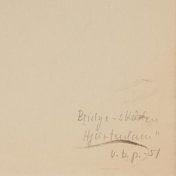 Vilhelm Bjerke-Petersen, "Bridgeskålen - Hjärterdam".