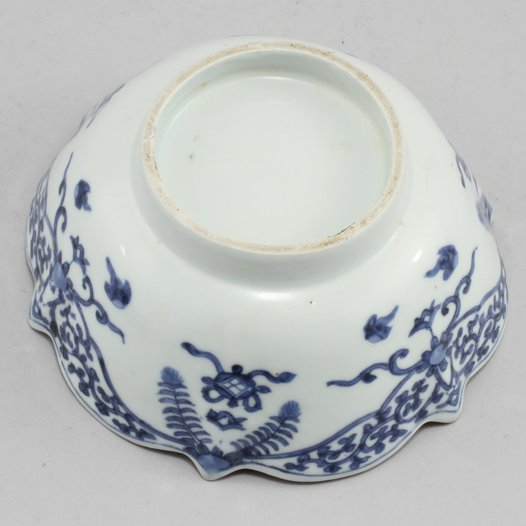 SKÅL, porslin Kina, 1700-tal.