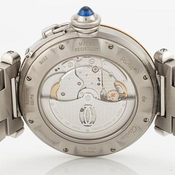 Cartier, Pasha, Plongeur, wristwatch, 38 mm.