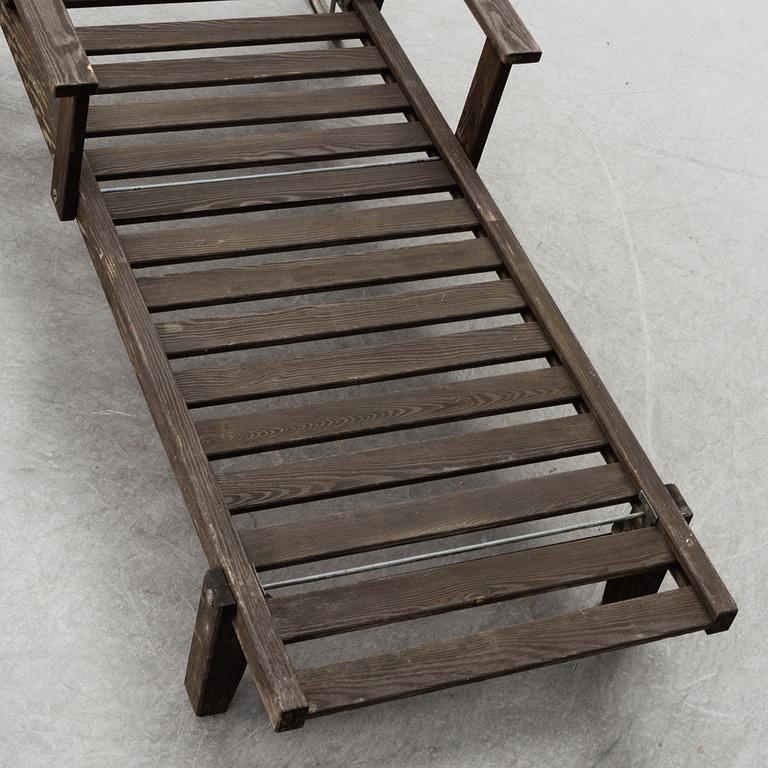 ELSA STACKELBERG, däckstol/vilstol, Fri Form, Edsbruk,  1900-talets andra hälft.