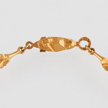 ARMBAND, 18K guld, Björn Weckström, Lapponia, Finland, 1983. Vikt 8,0 gram.
