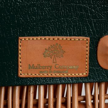 Mulberry, a picnic basket, late 20th Century.