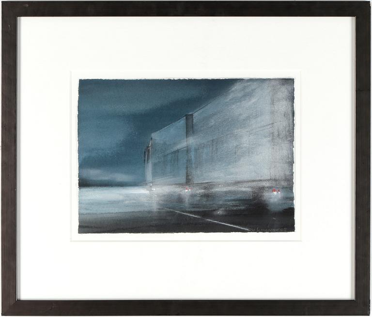 IVAN STERN, akvarell, signerad Ivan Semenov, daterad 05.