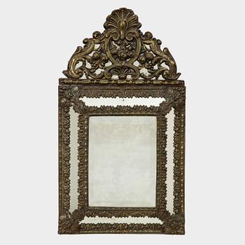 Mirror, Baroque style, circa 1900.