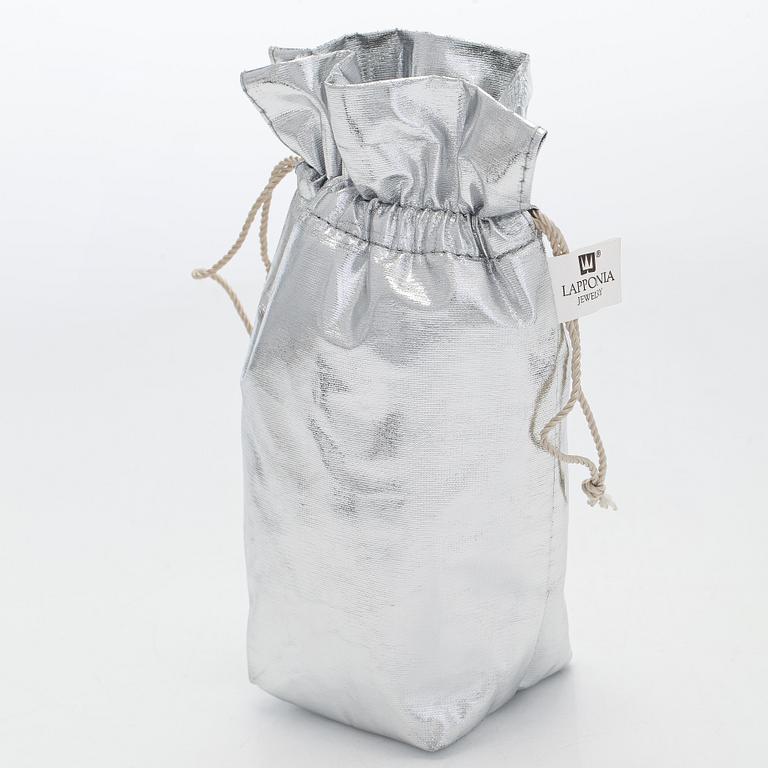 Björn Weckström, kaulakoru, "Destinina", hopeaa, akryylia.