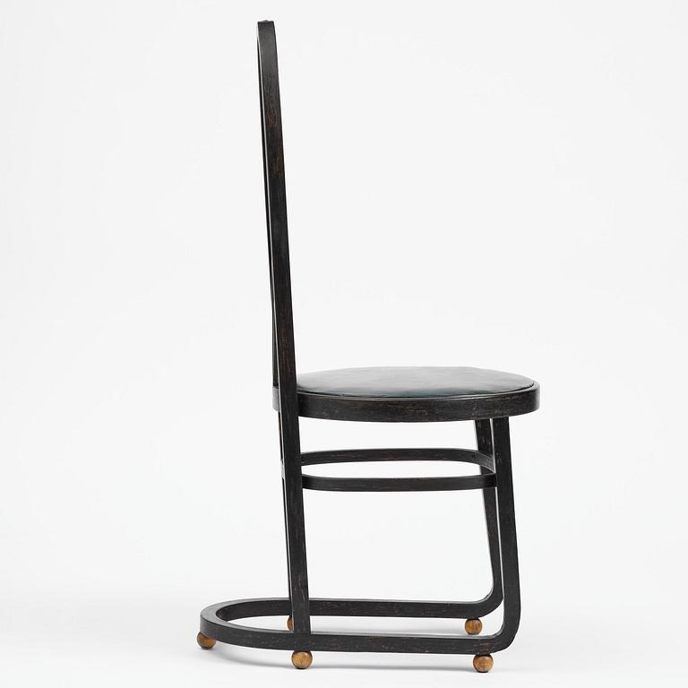 Carl Bergsten, stol, Gemla Leksaksfabrik, Diö, för Konst- och industriutställningen, Norrköping, 1906.