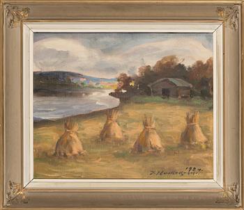 Jalmari Ruokokoski, oil on canvas, signed and dated 1929.