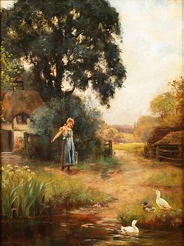 HENRY JOHN YEEND KING, oil on canvas, signed.