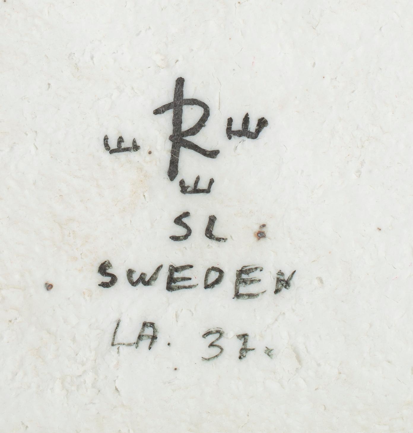 VÄGGRELIEF, porslin, Sylvia Leuchovius, Rörstrands Ateljé.