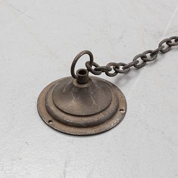 Hanging lamp, probably 1920's.