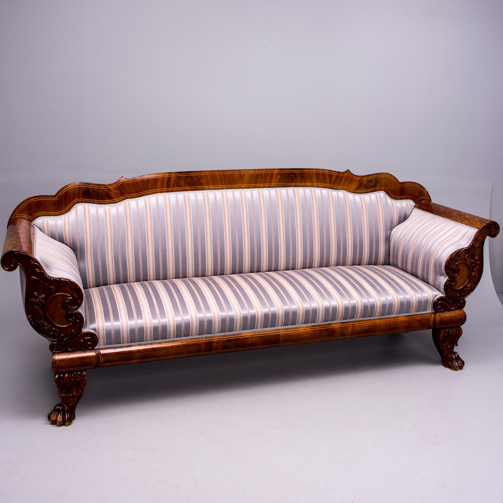 SOFFA, biedermeierstil, tidigt 1900-tal.