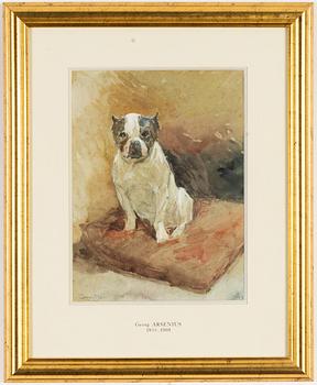 Carl Georg Arsenius, akvarell, signerad.